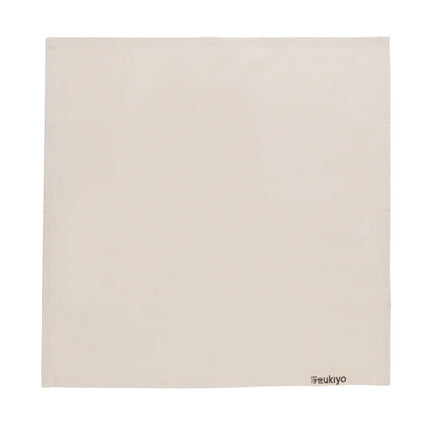 Set of four Ukiyo Aware™ 180g cotton table napkins with a subtle textured pattern