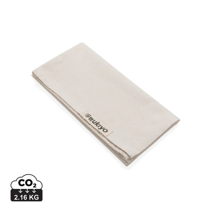 Set of four Ukiyo Aware™ 180g cotton table napkins with elegant design