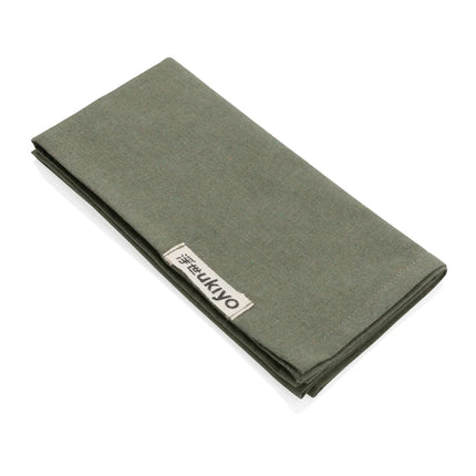 Set of four Ukiyo Aware™ 180g cotton table napkins with a subtle woven pattern