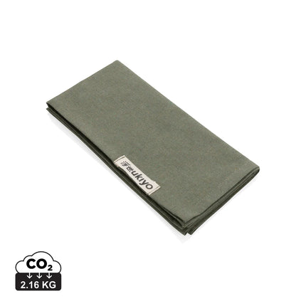 Set of four Ukiyo Aware™ 180g cotton table napkins with a soft