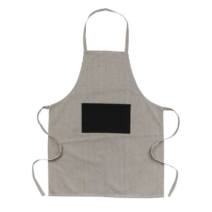 Ukiyo Aware™ 280g cotton deluxe apron with adjustable neck strap and front pocket