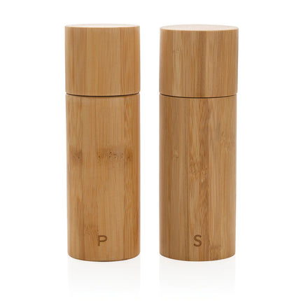  featuring natural bamboo design and adjustable grinding mechanisms.