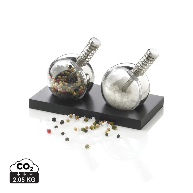 XD Design Planet pepper and salt set with round