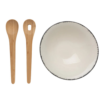  round ceramic bowl for fresh salads