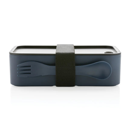 XD Collection GRS recycled PP lunch box with spork