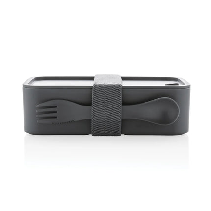  featuring a built-in spork for convenient lunch storage.