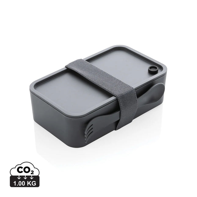  featuring a compact design and lid for convenient food storage.