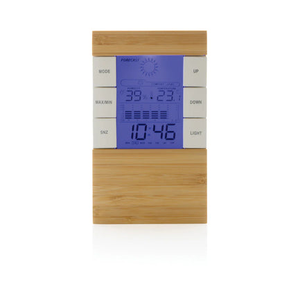 XD Collection Utah RCS plastic and bamboo weather station for phones and tablets