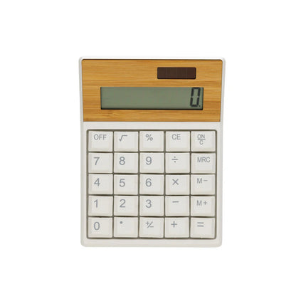 XD Collection Utah RCS recycled plastic and bamboo calculator for phones and tablets