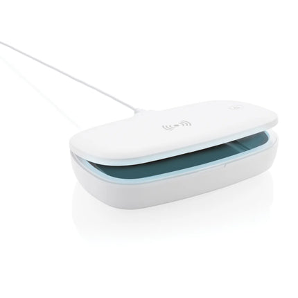 XD Collection UV-C steriliser box with 5W wireless charger for phone and tablet accessories