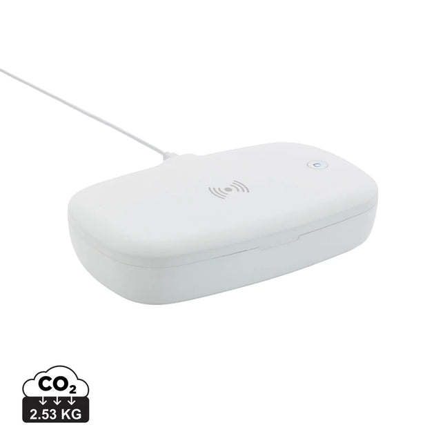 XD Collection UV-C steriliser box with 5W wireless charger for phones and tablets