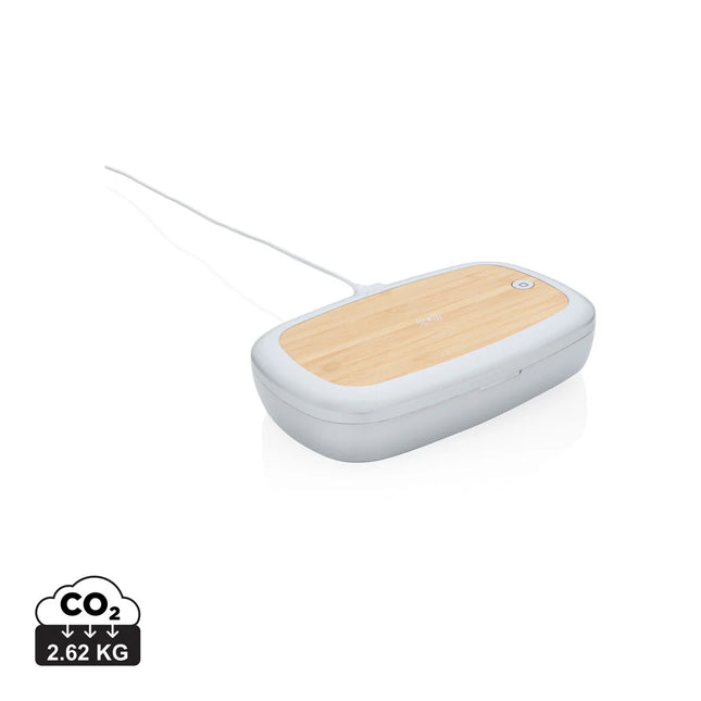 XD Xclusive Rena UV-C steriliser box with 5W wireless charger for phones and tablets
