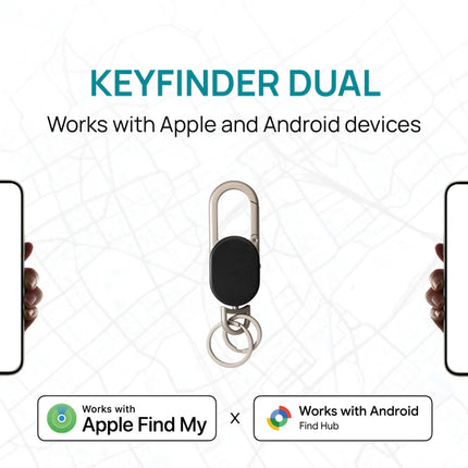XD Collection Keyfinder Dual keychain with worldwide locating for phone and tablet accessories