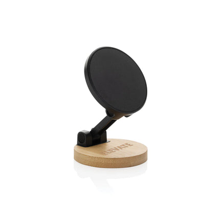 XD Collection Magmount RCS recycled plastic and bamboo phone stand for phones and tablets
