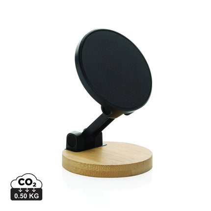 XD Collection Magmount RCS recycled plastic and bamboo phone stand for phones and tablets