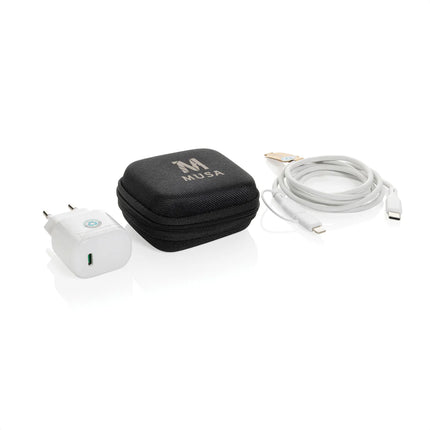 XD Collection Boost RCS recycled PET 20W Type C charging set for phones and tablets