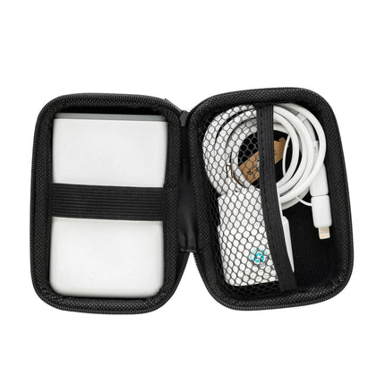 XD Collection Surge RCS recycled PET 20W Type C charging set with three phone and tablet charging cables