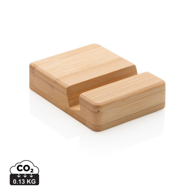 Bamboo phone stand from XD Collection
