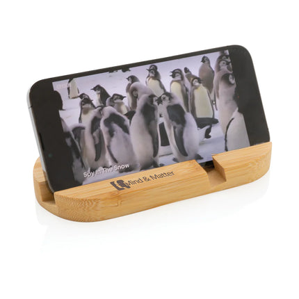 XD Collection bamboo phone and tablet holder