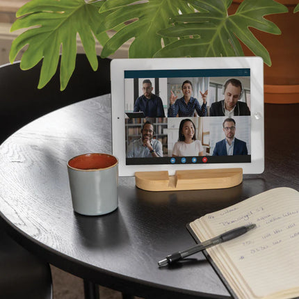  eco-friendly stand with adjustable angles for convenient device use.