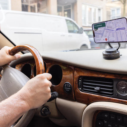 XD Xclusive Terra 360 RCS recycled plastic universal phone holder with adjustable grip for smartphones and tablets.