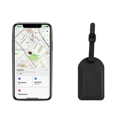 Globetrack RCSrPolyester luggage tag by XD Collection with worldwide locator