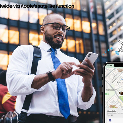 XD Collection Globetrack RCSrPolyester luggage tag with worldwide locator