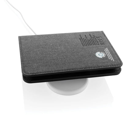 XD Collection Trackmate RCS polyester passport holder with worldwide locating feature