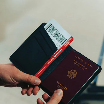 XD Collection Trackmate RCS polyester passport holder for worldwide travel