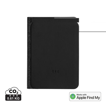 XD Collection Trackmate RCS polyester passport holder with worldwide locating feature