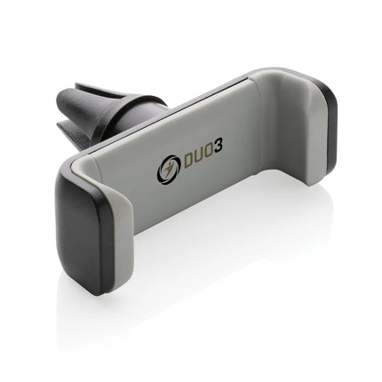 XD Collection Acar RCS recycled plastic 360-degree car phone holder mounted on a car dashboard