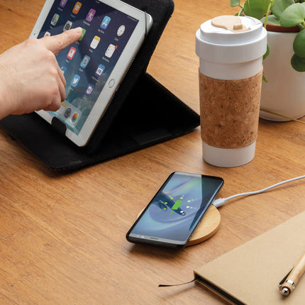  with sleek bamboo finish and compact design.