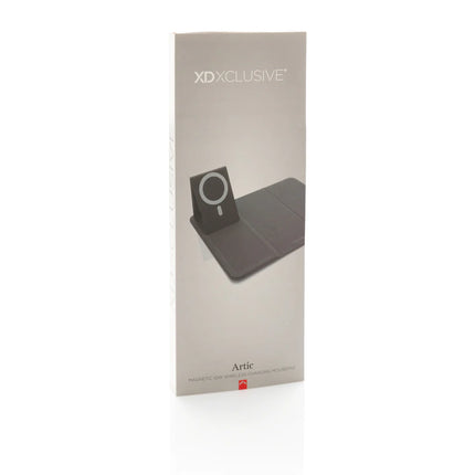 Artic Magnetic 10W wireless charging phone stand by XD Xclusive with sleek design