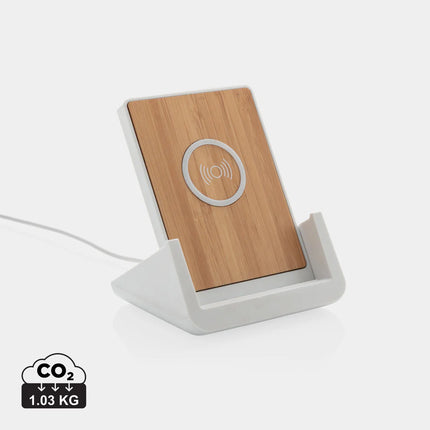 XD Xclusive Ontario RCS recycled plastic 10W stand for phone and tablet