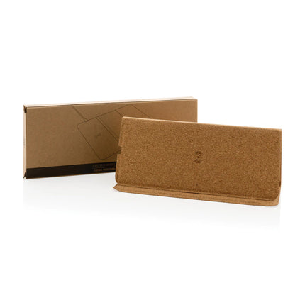 XD Collection wireless charging cork mousepad and stand for phone and tablet