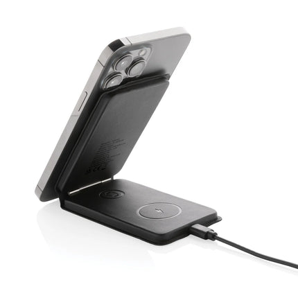 Swiss Peak RCS rPU 15W 3-in-1 magnetic wireless charger for phone and tablet