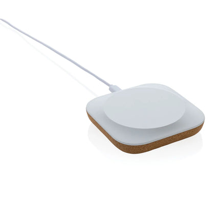 XD Xclusive Oregon RCS recycled plastic and cork 10W wireless charger for phones and tablets