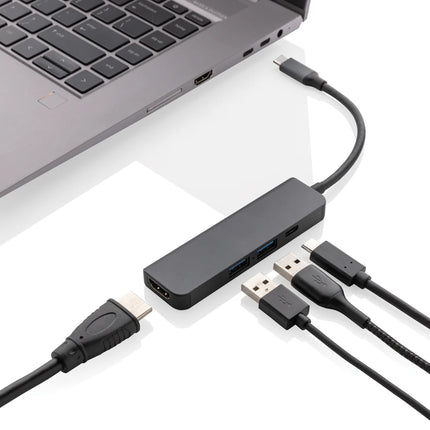 XD Xclusive Terra RCS recycled aluminum hub with HDMI input for phones and tablets