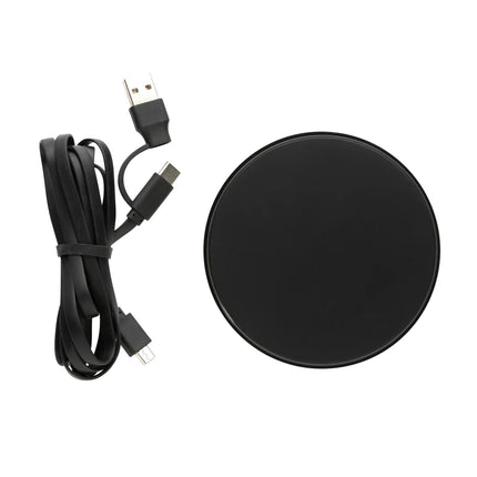 XD Collection RCS standard recycled plastic 10W wireless charger for phones and tablets