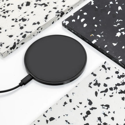 XD Collection RCS standard recycled plastic 10W wireless charger for phones and tablets