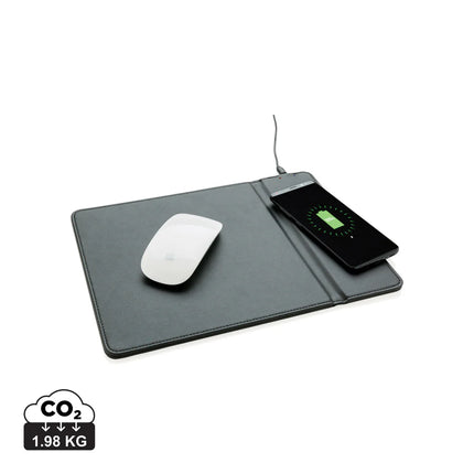 XD Collection wireless charging mousepad with phone and tablet surface