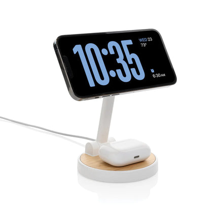  shown holding devices in a sleek design.