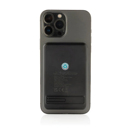 XD Collection Powerbase RCS recycled plastic 3-in-1 charger with powerbank for phones and tablets