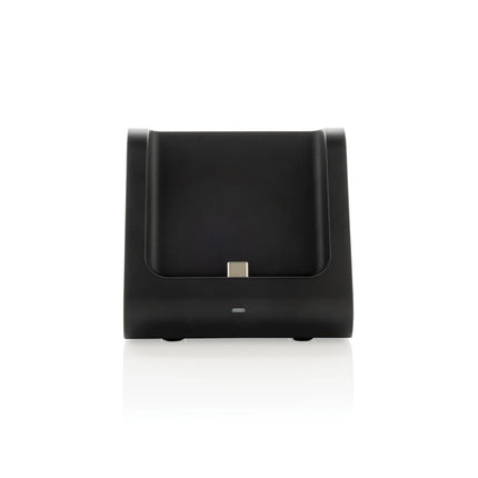 XD Collection Powerbase RCS recycled plastic 3-in-1 charger with powerbank for phones and tablets