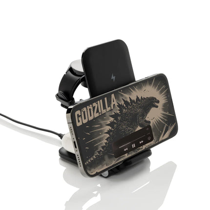 XD Collection Powerpal 3-in-1 RCS recycled plastic 15W charger for phones and tablets with multiple charging ports.