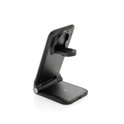 XD Collection Powerpal 3-in-1 RCS recycled plastic 15W charger for phones and tablets with multiple USB ports.
