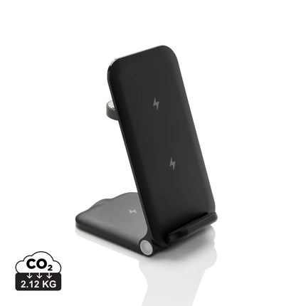 XD Collection Powerpal 3-in-1 RCS recycled plastic 15W charger for phones and tablets