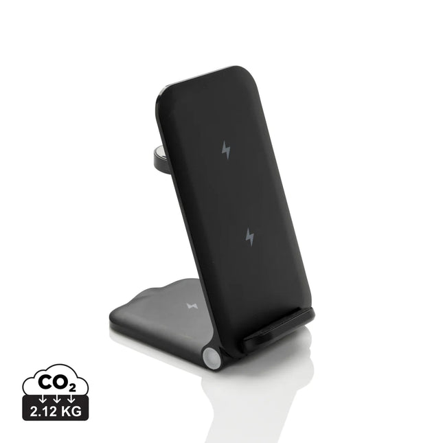 XD Collection Powerpal 3-in-1 RCS recycled plastic 15W charger for phones and tablets