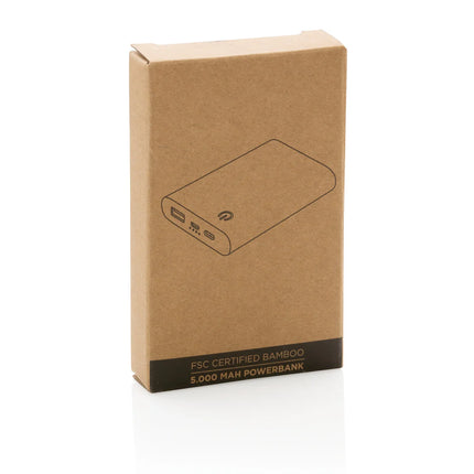  featuring a sleek bamboo finish and portable design.