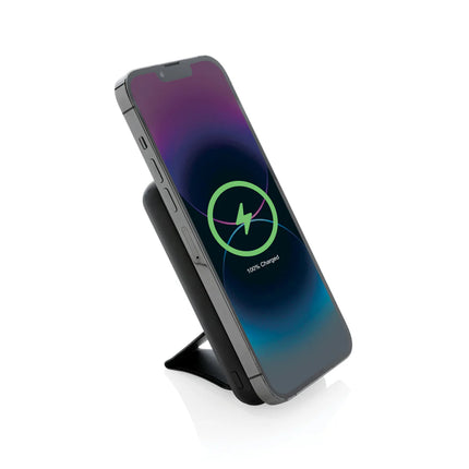  portable USB power bank with compact design and digital display.